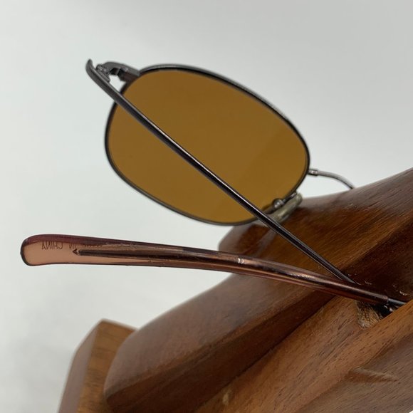 Wellsley Metal Gunmetal Oval Sunglasses Frames - Picture 5 of 7